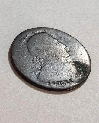 Rara moneta 5 soldi 1795 - Regno di Sardegna 
