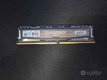 Ballistix 8GB DDR4 2400MHz (Micron) RAM PC