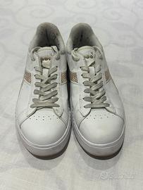 Scarpe Diadora Bianche e Oro (7)