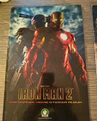 Album figurine cpl spider man, iron man, ben 10