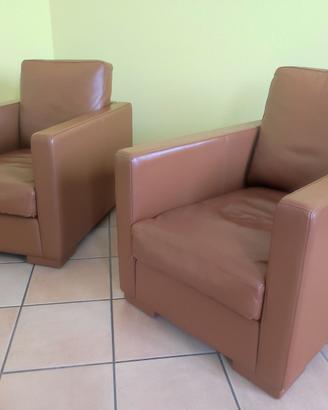 Poltrone in pelle
