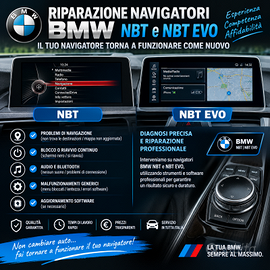 Riparazione navigatori BMW NBT e FRM