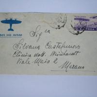 1937 Busta con francobollo Eritrea lire 0,50 PA