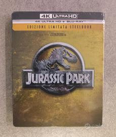 Dvd 4k Blu Ray Jurassic Park - steelbook nuovo