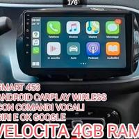 Smart Benz 453 NAVIGATORE android carplay 4+64