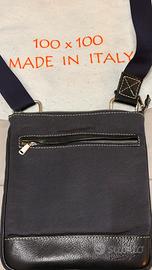 Tracolla uomo in tessuto col. Blu