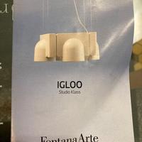 Lampada sospesa igloo