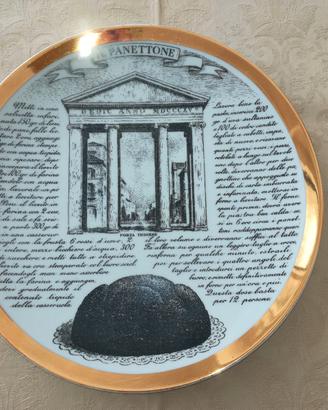 Piatto Fornasetti "Il panettone"