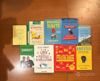 Lotto 9 Libri Psicologia Crescita e Benessere
