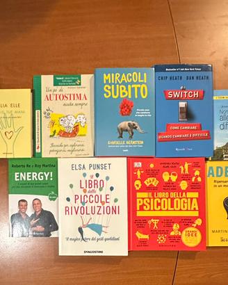 Lotto 9 Libri Psicologia Crescita e Benessere