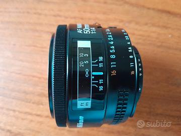 Obiettivo  Nikon 50 mm 1.4 AF