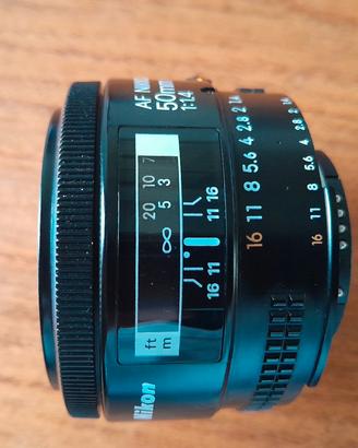 Obiettivo  Nikon 50 mm 1.4 AF