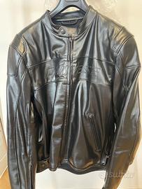 Giacca Moto in Pelle Dainese Bardo – Total Black –