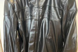 Giacca Moto in Pelle Dainese Bardo – Total Black –