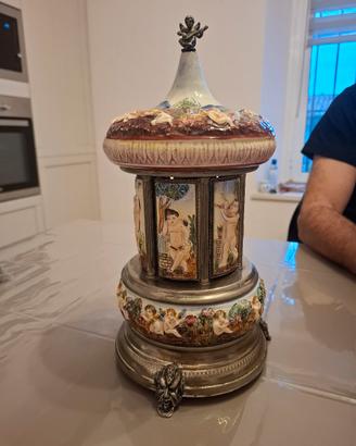 carrilon portasigarette in ceramica