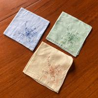 Set 3 fazzoletti in tessuto. Cm 29 x 29.