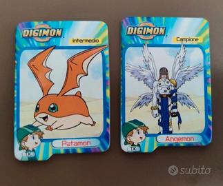 Digimon mini cards patamon e angemon