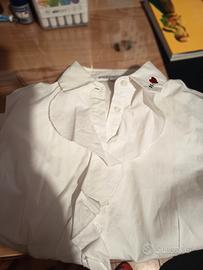 camicia da ragazza bianca