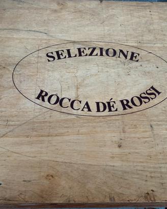 Scatola di legno da collezione e assette pubblicit