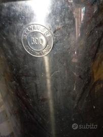 serbatoio acciaio inox per olio