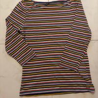 Maglietta multicolore con maniche lunghe