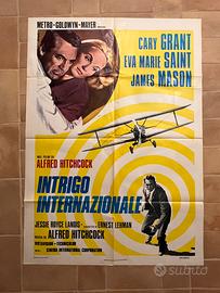 Manifesto intrigo internazionale hitchcock cinema