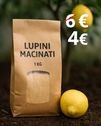 LUPINI MACINATI NATURALI
