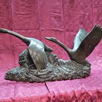 Scultura in bronzo con patina originale cera persa