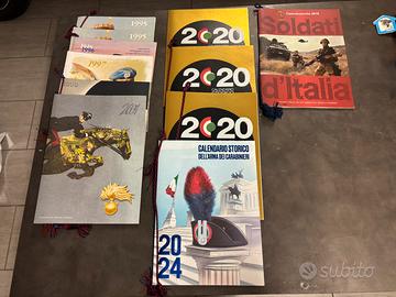 Calendario storico Arma dei Carabinieri 1995-2024