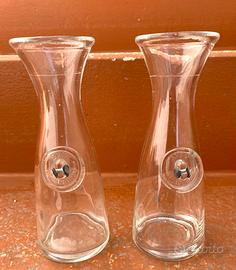 Set 2 Bottiglie Vintage Da 1/4 Di Vino Piombate