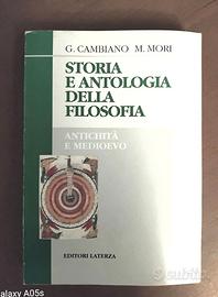 STORIA E ANTOLOGIA DELLA FILOSOFIA - ANTICHITA' E