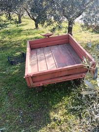 Carrellino per motocoltivatore