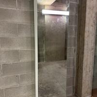 Scarpiera slim con anta a specchio