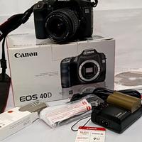 Macchina fotografica reflex 40d +obiettivo 