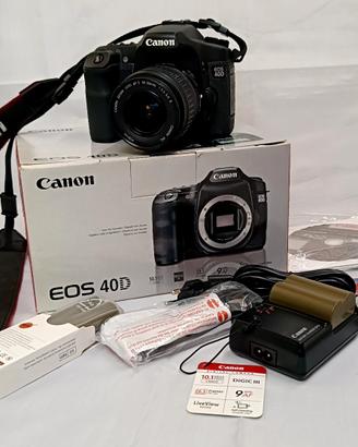 Macchina fotografica reflex 40d +obiettivo 