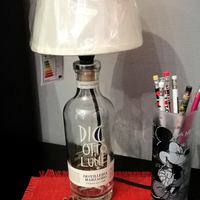Lampada bottiglia grappa diciotto lune