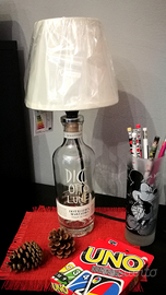 Lampada bottiglia grappa diciotto lune