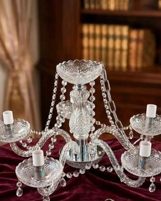 Lampadario Classico in Cristallo 5 punti luce 