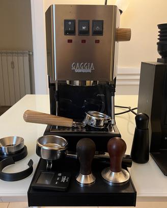 Macchina caffè Gaggia New Classic ed Eureka Mignon
