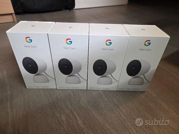 Set 4 Google Nest Cam (2ª Gen) a Cavo