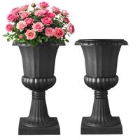 Vaso per Fioriere in Plastica 40 x 67 cm Set da 2