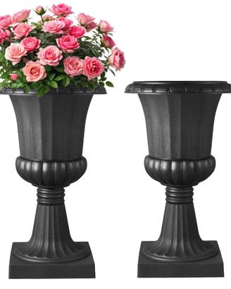 Vaso per Fioriere in Plastica 40 x 67 cm Set da 2