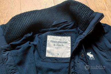 Giubbotto Abercrombie & Fitch uomo blu XL