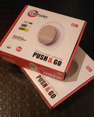 2 plafoniere LED da parete o soffitto