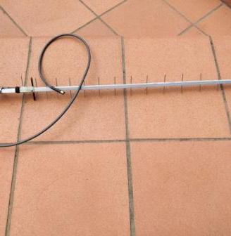 Antenna direttiva Yagi WiFi 2.4 16 el. gain 12 db