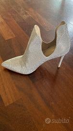 Stivaletti strass argento 