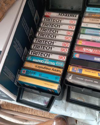 cassette originali antiche con custodie
