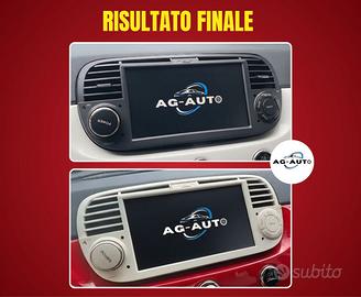 Fiat 500 - Abarth KIT COMPLETO Autoradio Android
