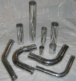 Curve in alluminio per aspirazione motori racing