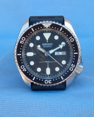 Seiko Quartz Diver 7548 Black Japan Made 1981